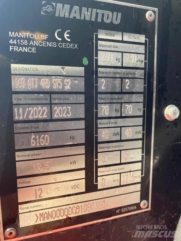Manitou 160 ATJ Bomlifte med knækarm