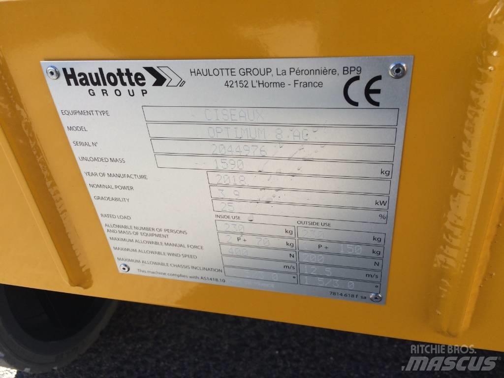 Haulotte Optimum  8 Saxlifte