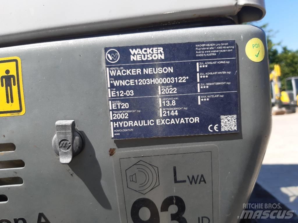 Wacker Neuson ET20 Gravemaskiner på larvebånd