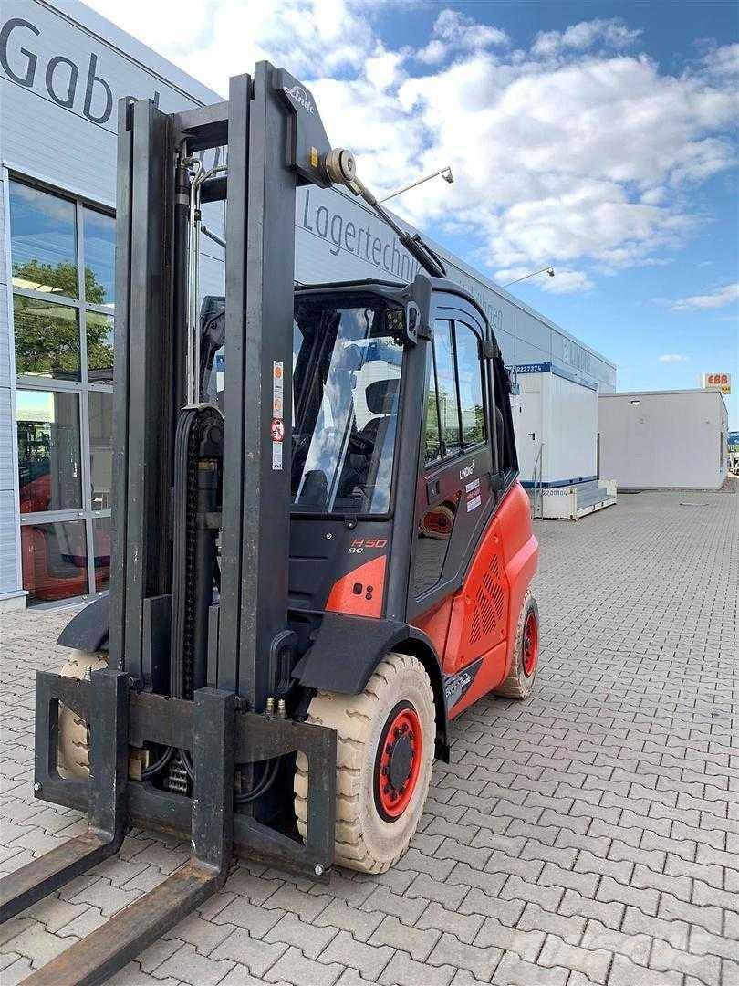 Linde H50T LPG gaffeltrucks