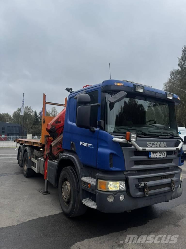 Scania P 380 Lastbil med kran