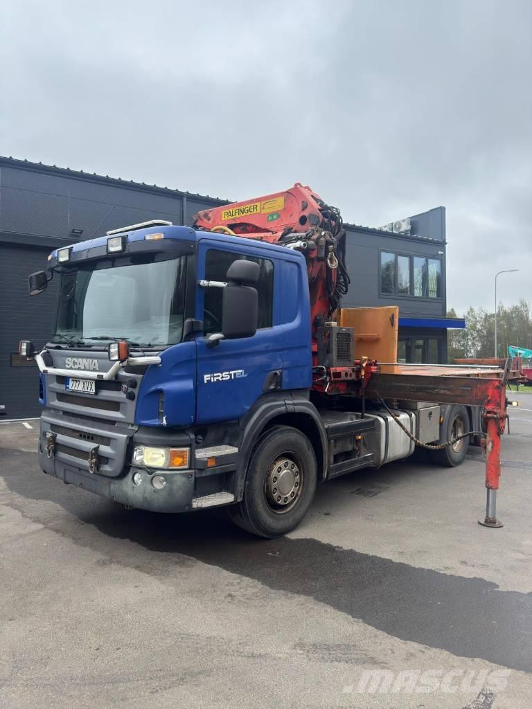 Scania P 380 Lastbil med kran