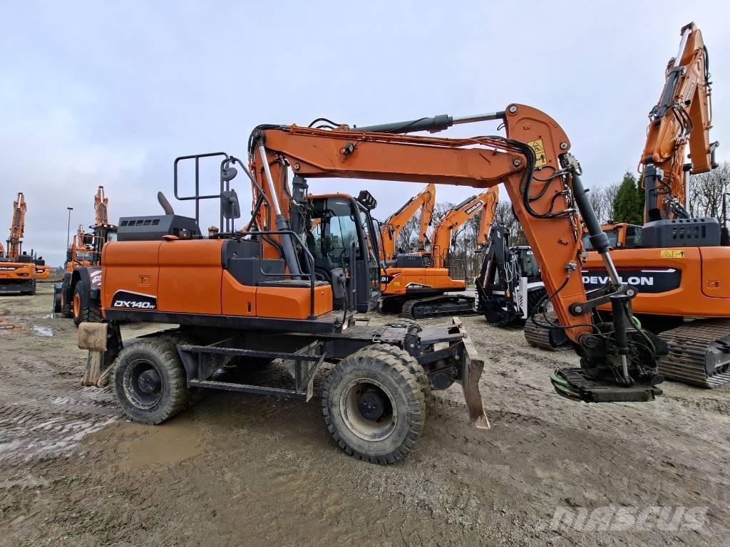 Doosan DX140W-5 Gravemaskiner på hjul