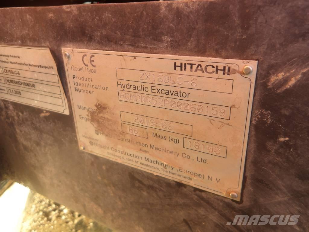Hitachi ZX 160 LC Gravemaskiner på larvebånd