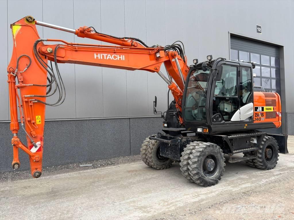 Hitachi ZX 140 W-5B Gravemaskiner på hjul