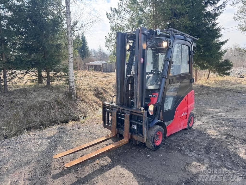 Linde H 16 LPG gaffeltrucks