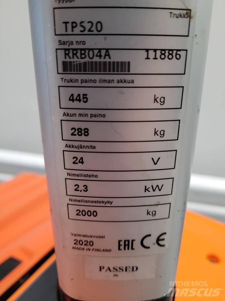 Rocla TPS20 El-palleløftere med platform