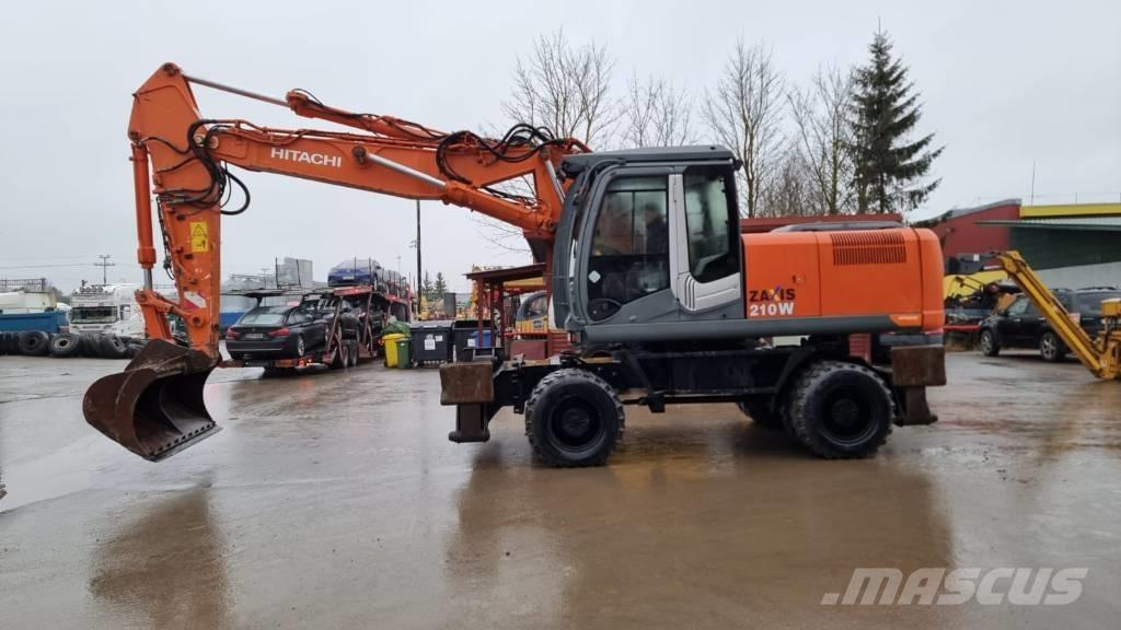 Hitachi ZX 210 W-3 Gravemaskiner på hjul