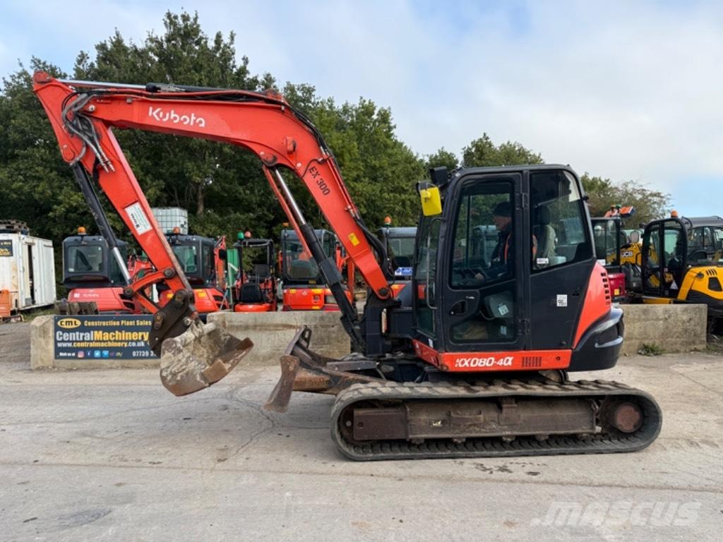 Kubota KX 080-4 Midi-gravemaskiner 7t - 12t