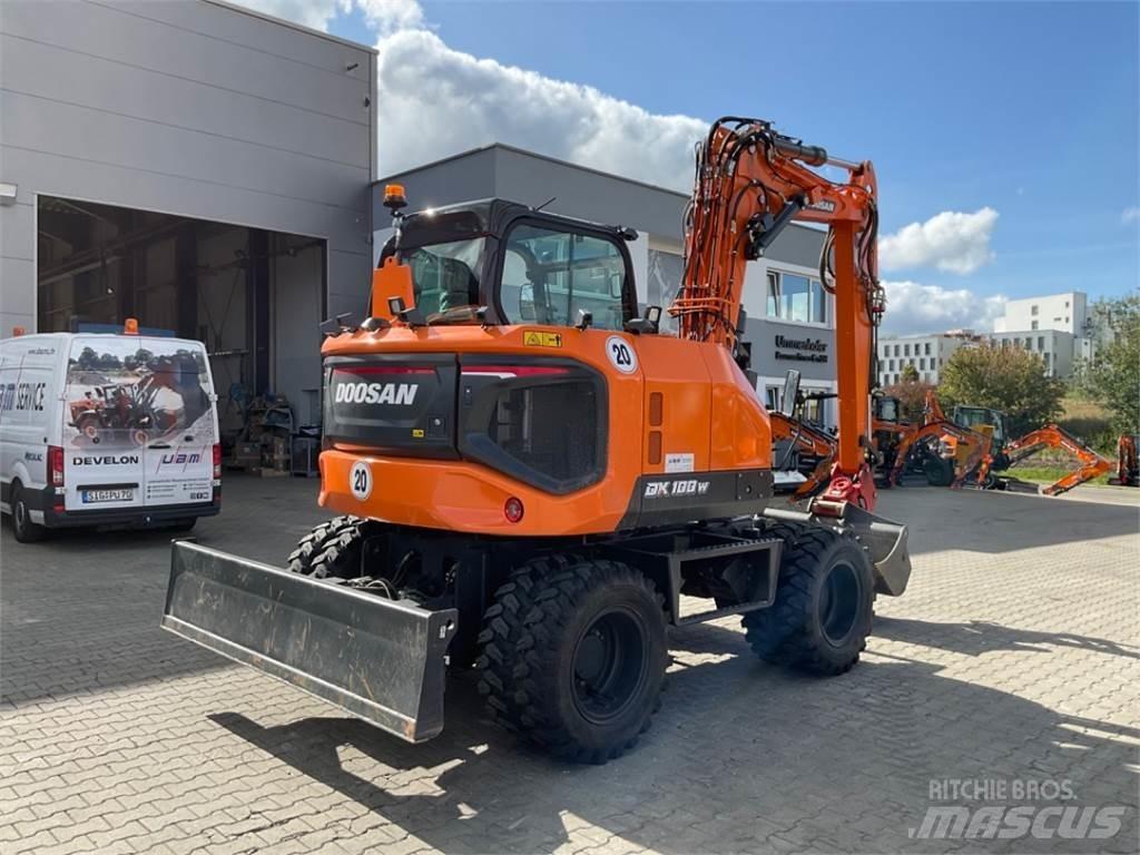 Doosan DX100W-7 Gravemaskiner på hjul