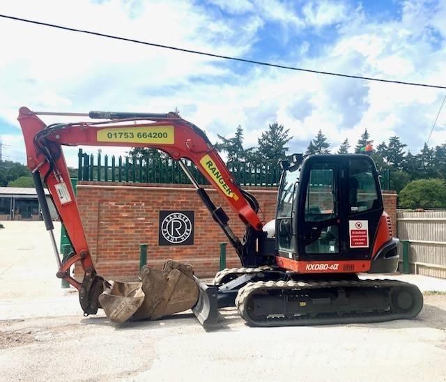Kubota KX 080-4 Midi-gravemaskiner 7t - 12t