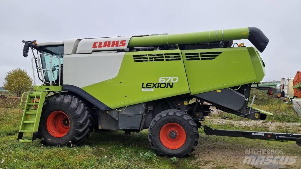 CLAAS Lexion 670 Mejetærskere