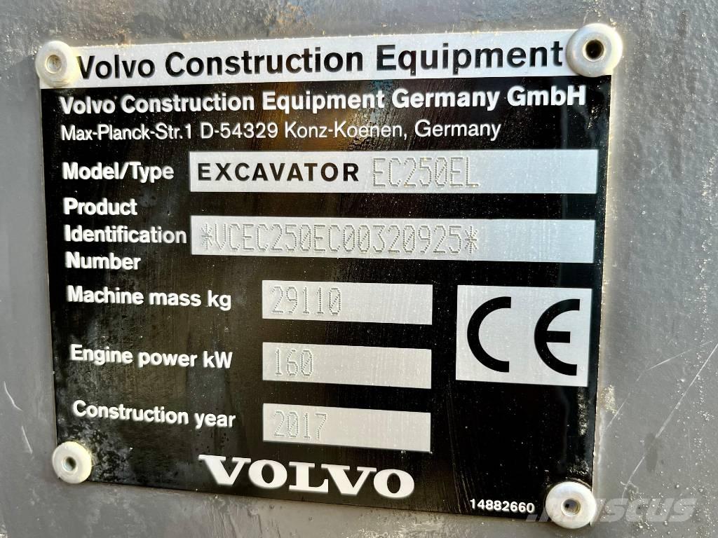 Volvo EC 250 E Gravemaskiner på larvebånd