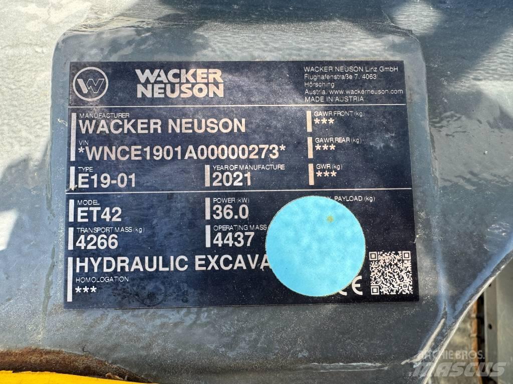 Wacker Neuson ET42 Gravemaskiner på larvebånd