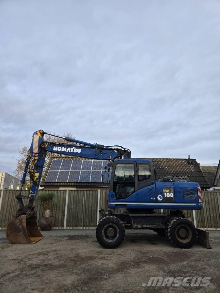 Komatsu PW 180-7EO Gravemaskiner på hjul