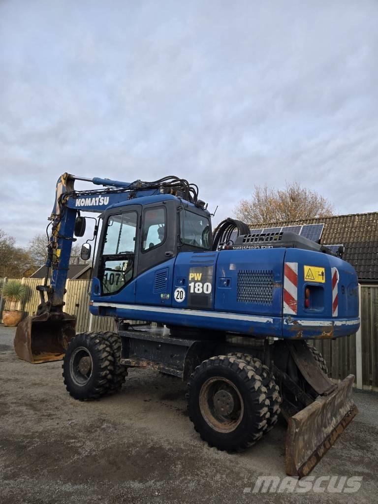 Komatsu PW 180-7EO Gravemaskiner på hjul