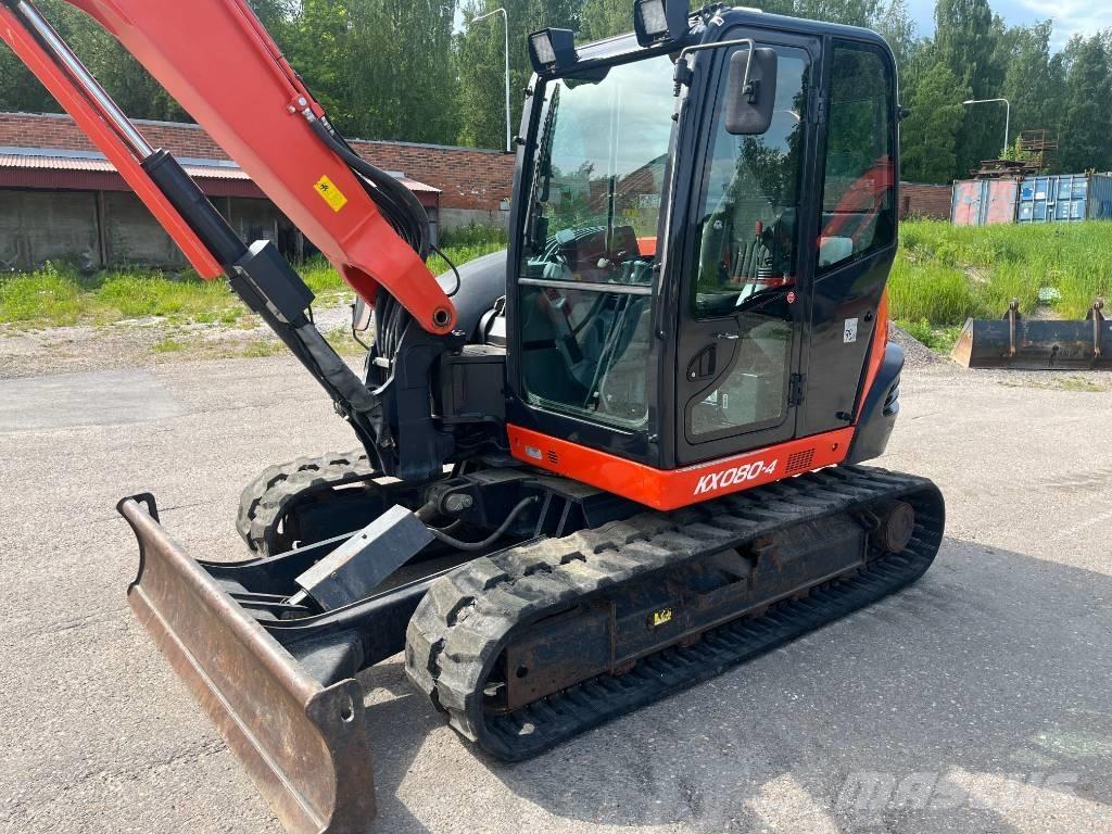 Kubota KX 080 Midi-gravemaskiner 7t - 12t