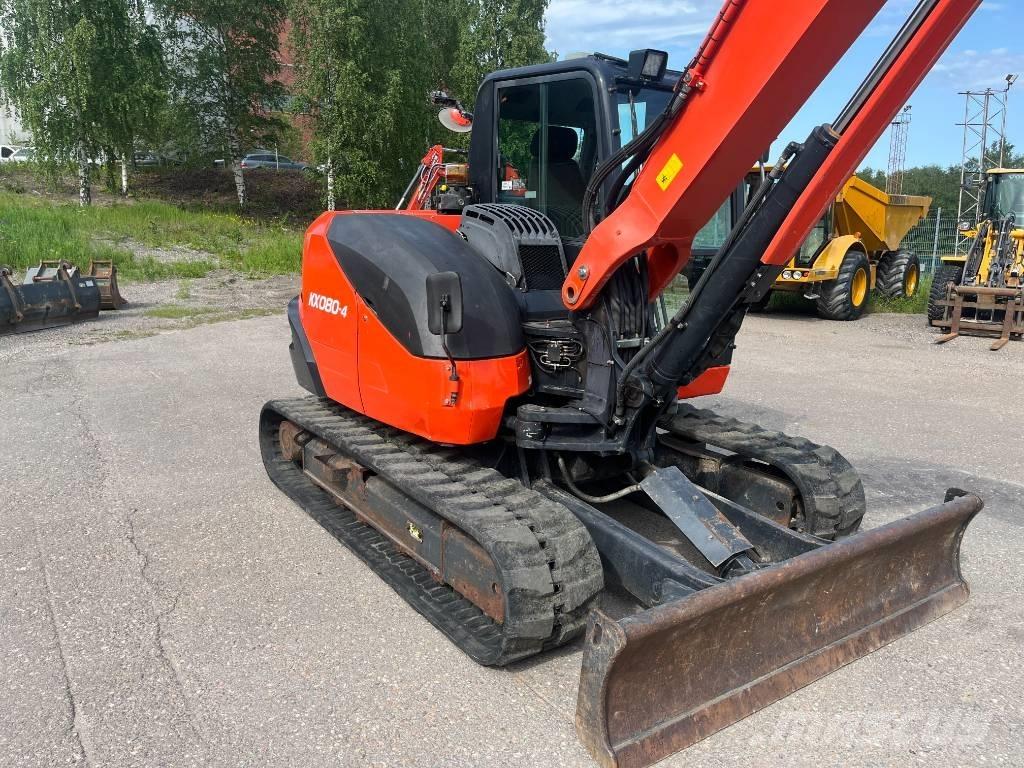 Kubota KX 080 Midi-gravemaskiner 7t - 12t