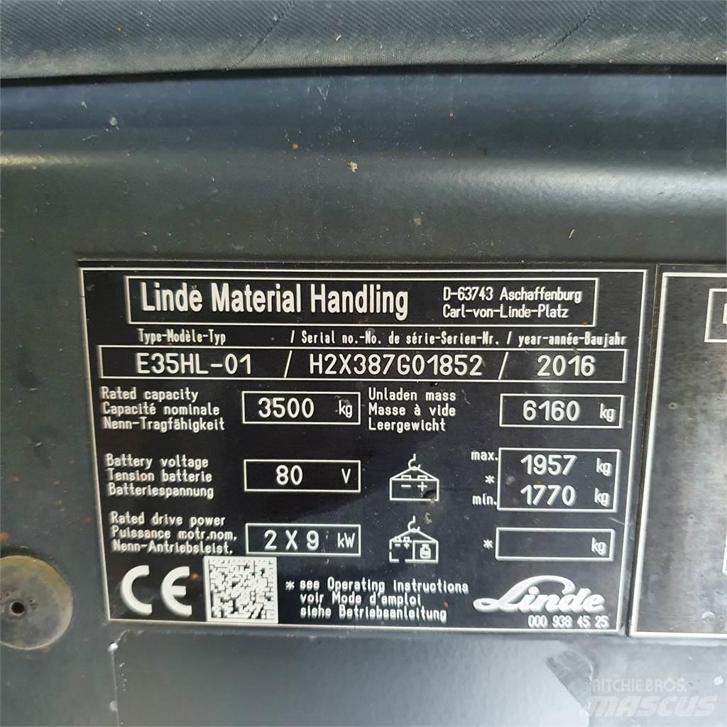Linde E35HL El gaffeltrucks
