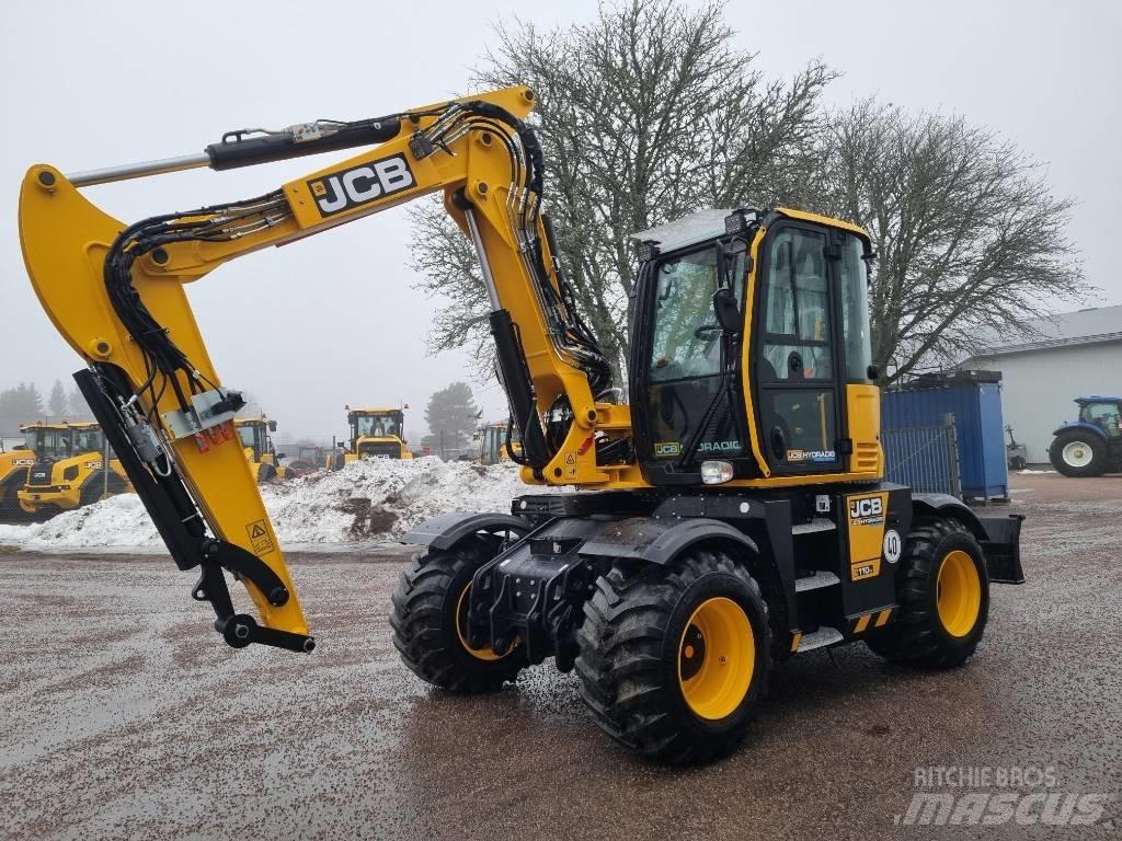 JCB Hydradig 110W Gravemaskiner på hjul