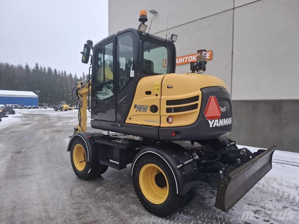 Yanmar B 75 W Gravemaskiner på hjul