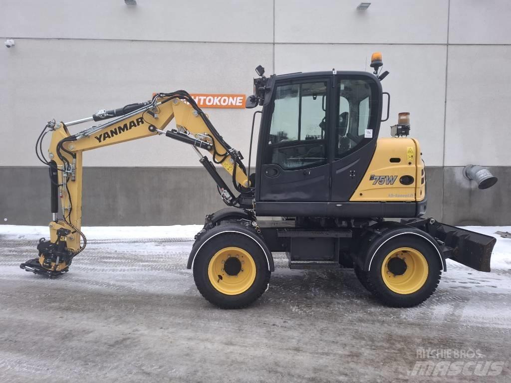 Yanmar B 75 W Gravemaskiner på hjul