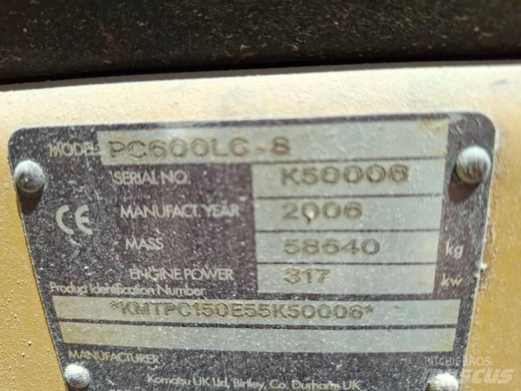 Komatsu PC 600 LC-8 Gravemaskiner på larvebånd