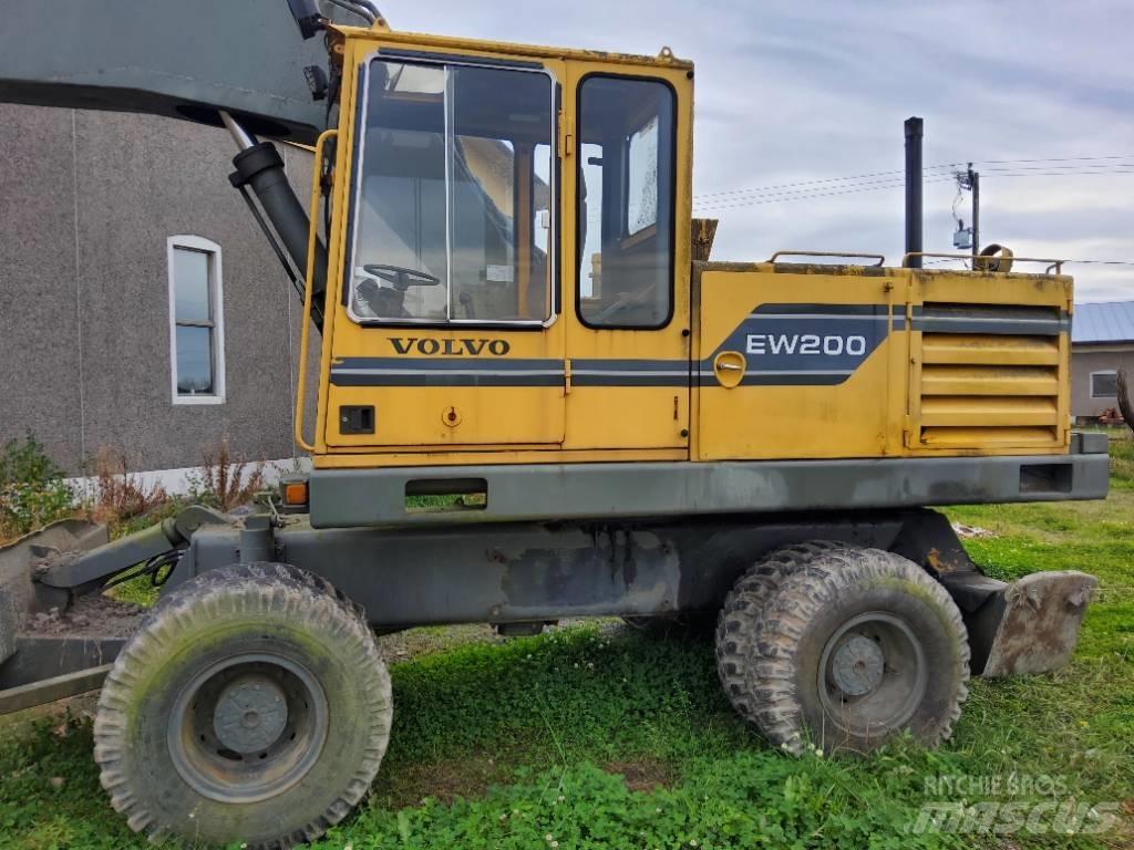 Volvo EW 200 Gravemaskiner på hjul