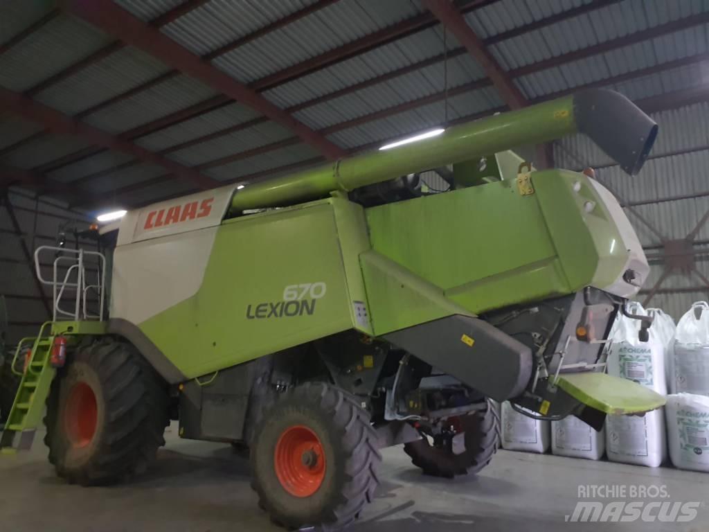 CLAAS Lexion 670 Mejetærskere