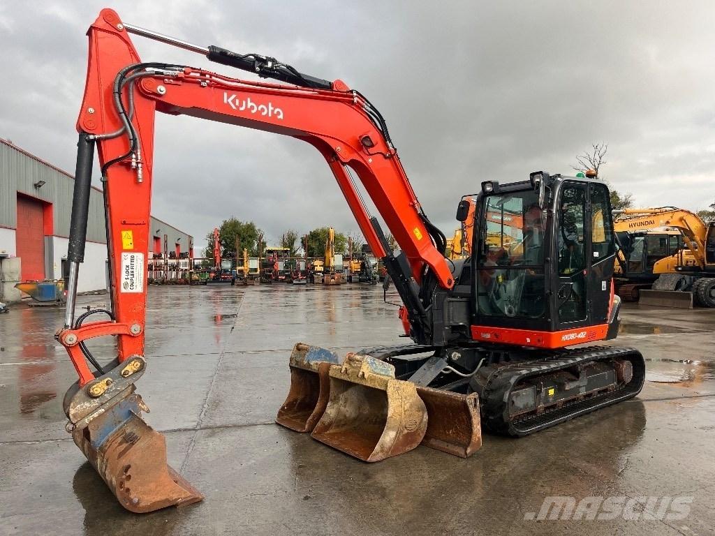 Kubota KX 080-4 Midi-gravemaskiner 7t - 12t