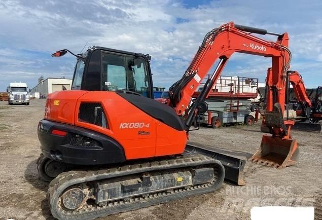 Kubota KX080-4S2 Gravemaskiner på larvebånd