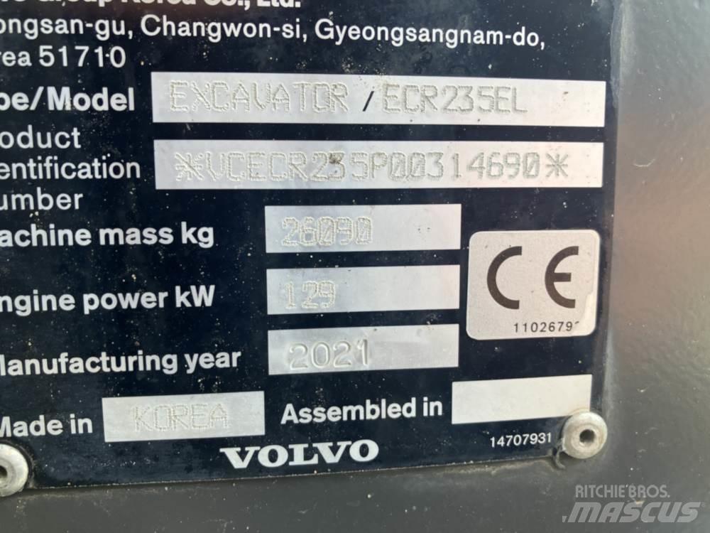 Volvo ECR235EL Gravemaskiner på larvebånd