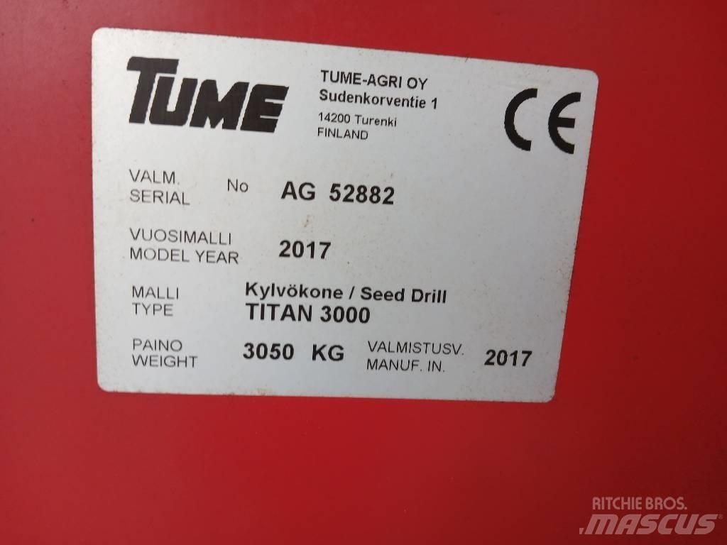 Tume Titan 3000 Kombi-såmaskiner