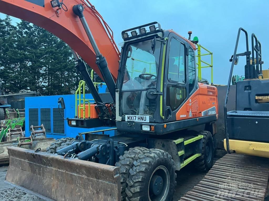 Doosan DX 190 W-3 Gravemaskiner på hjul