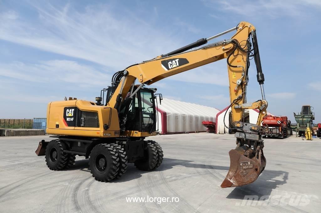 CAT M 314 F Gravemaskiner på hjul
