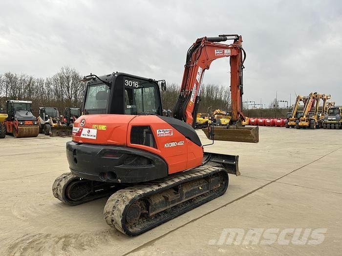 Kubota KX080-4A2 Midi-gravemaskiner 7t - 12t