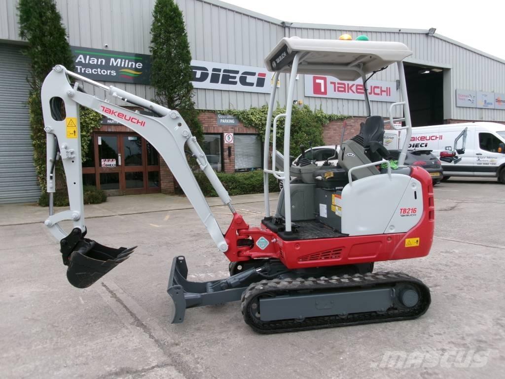 Takeuchi TB 216 Minigravemaskiner