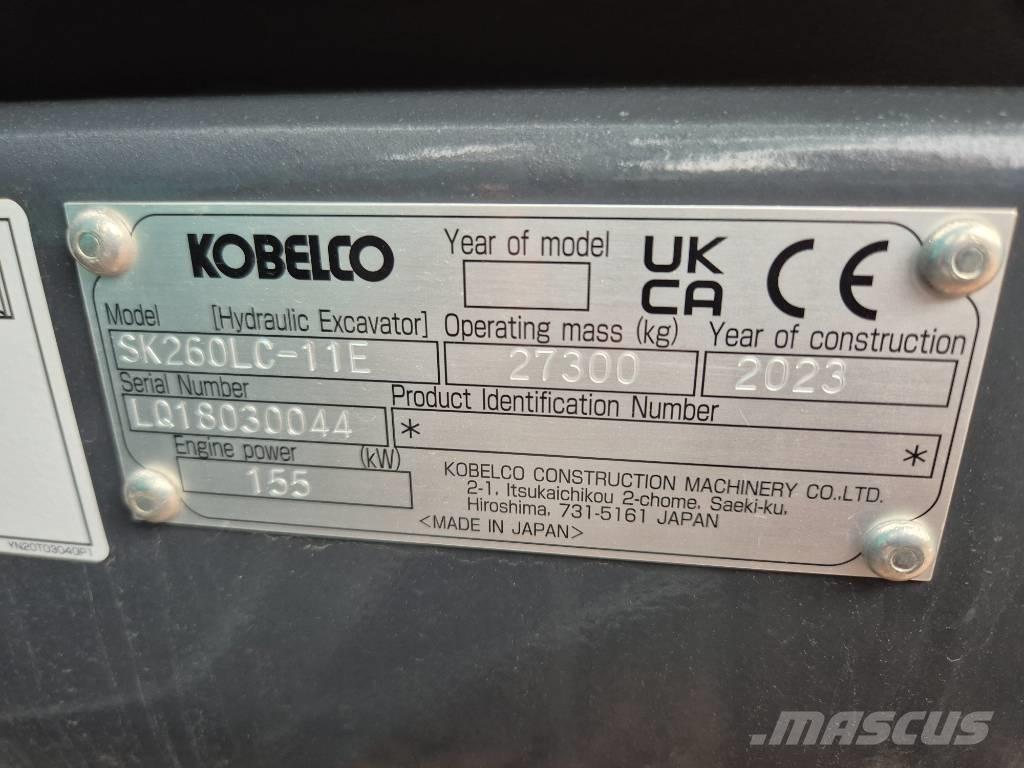 Kobelco SK260LC-11E Gravemaskiner på larvebånd