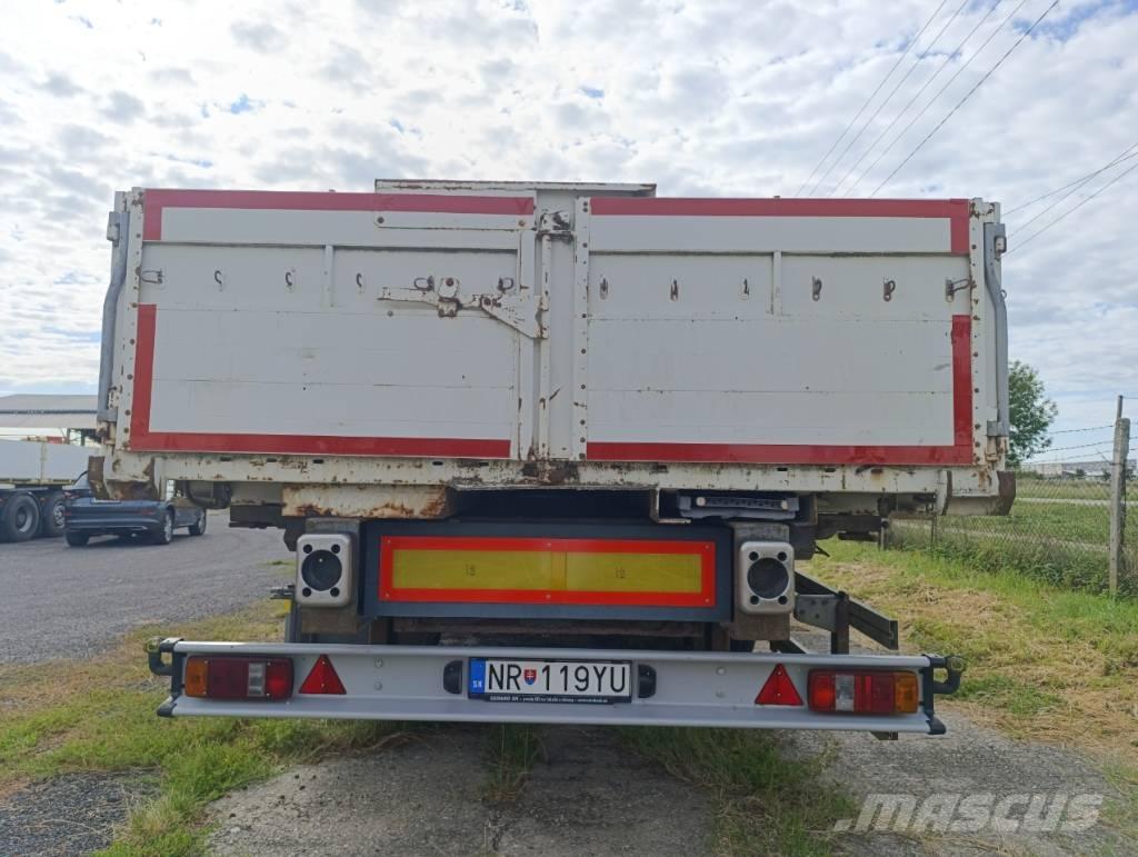 Van Hool Tandem Anhænger med containerramme