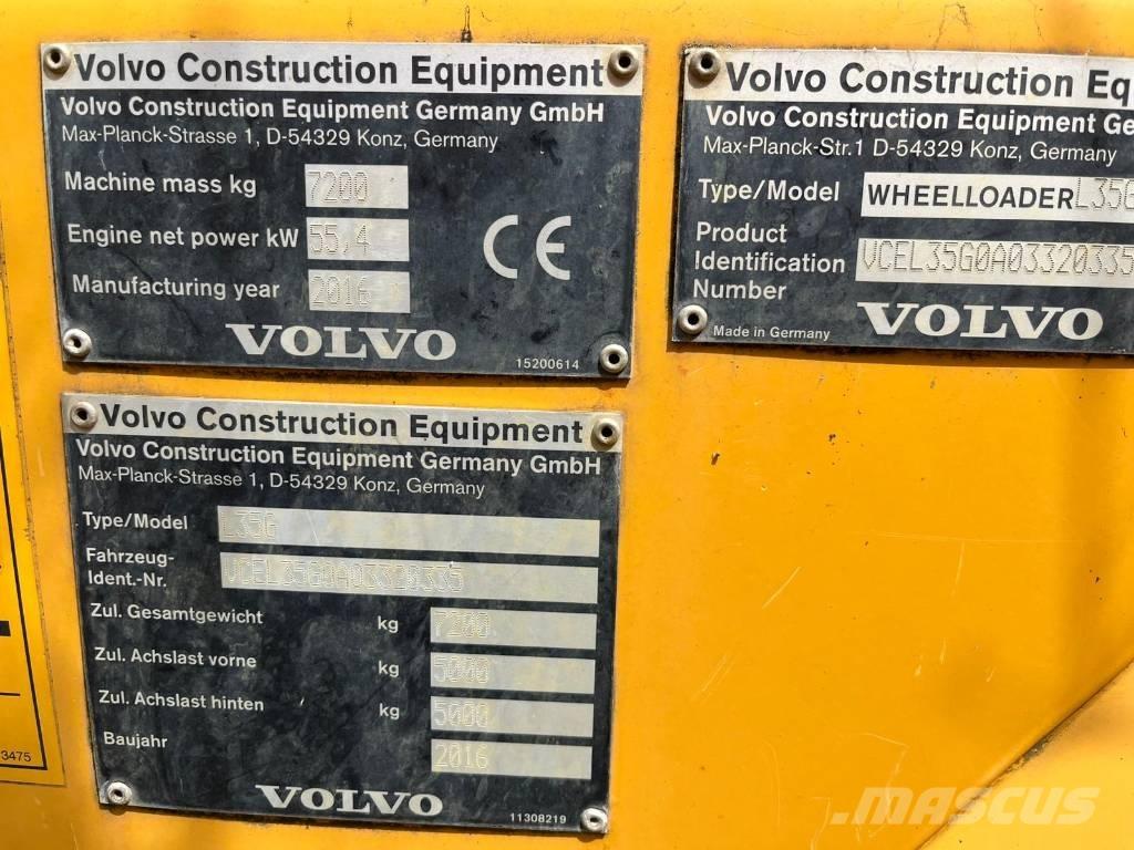 Volvo L 35 G Læssemaskiner på hjul