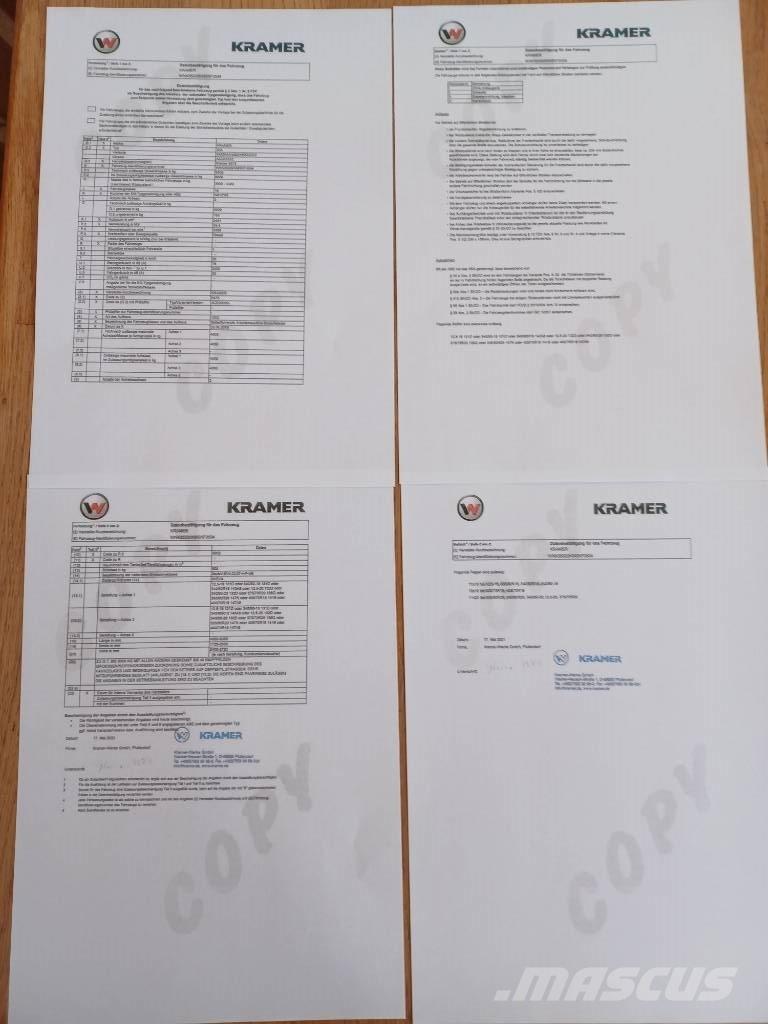 Kramer 5075 Læssemaskiner på hjul