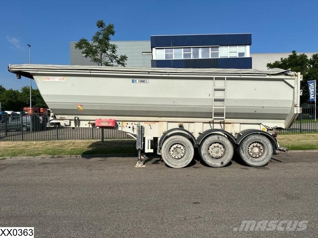 Fruehauf kipper Semi-trailer med tip