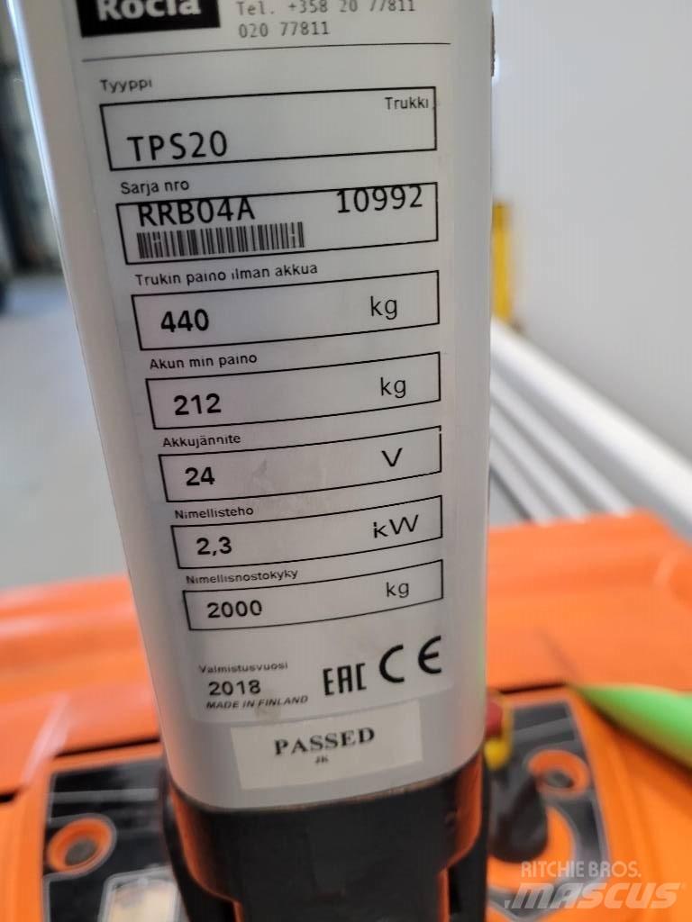Rocla TPS20 El-palleløftere med platform
