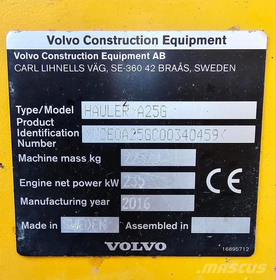 Volvo A 25 G Terrængående lastbiler