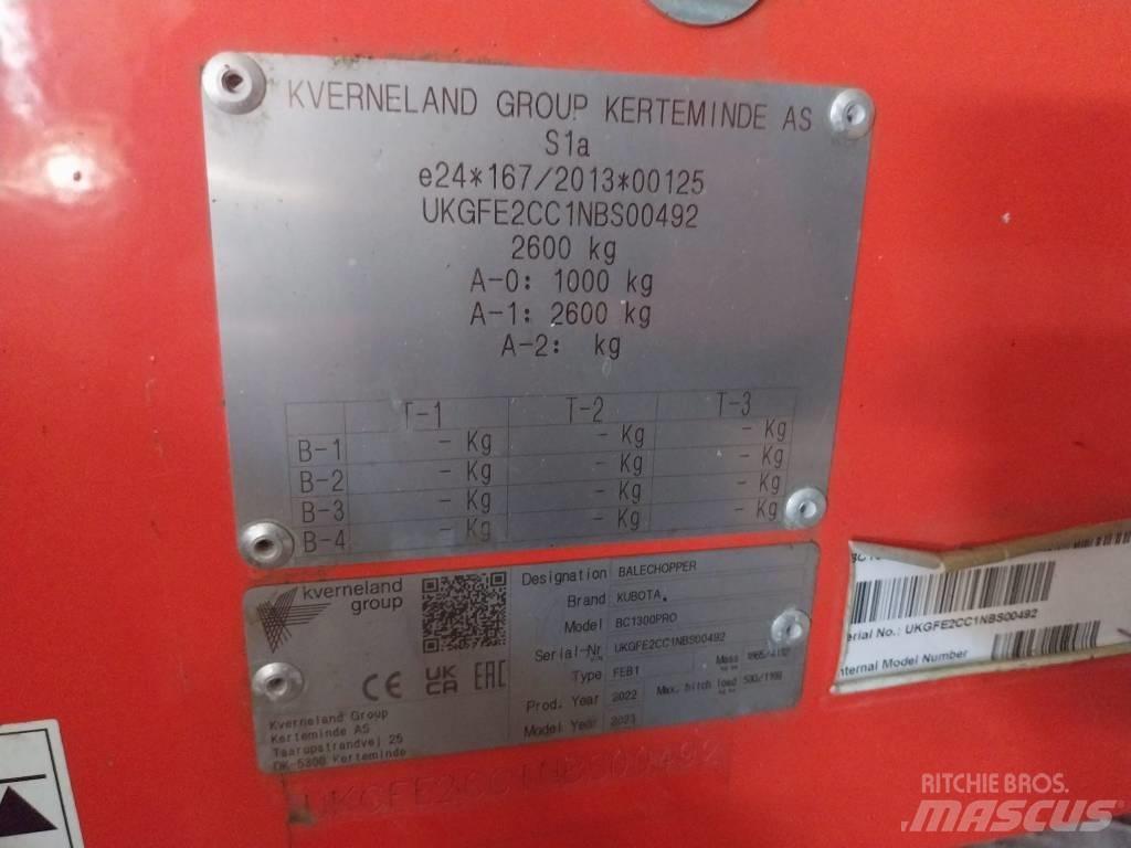 Kubota BC 1300 PRO Balleskærere og -stablere