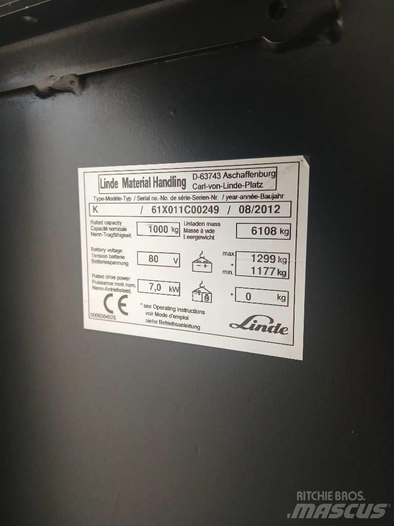 Linde K 10 Plukketruck, høj