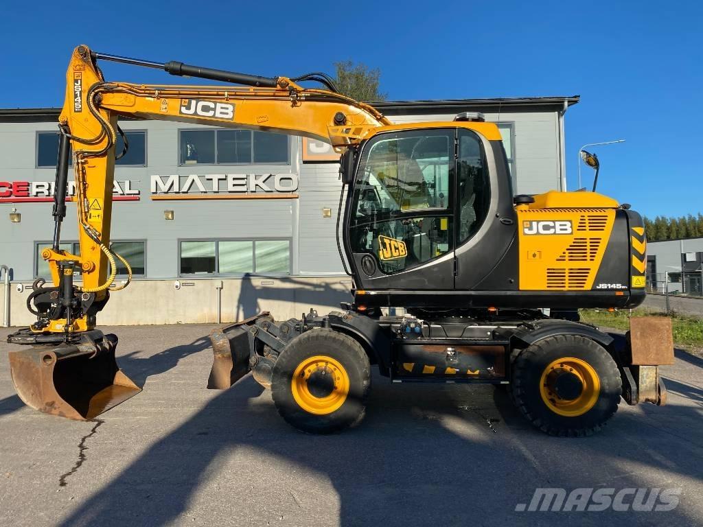JCB JS145W T4i Gravemaskiner på hjul