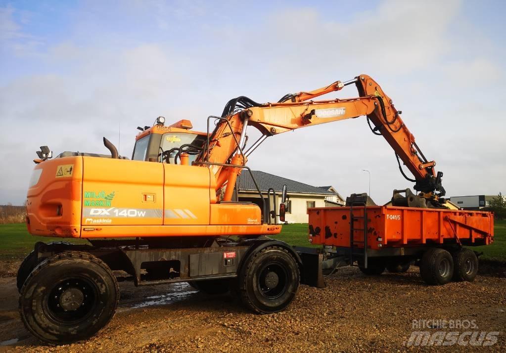 Doosan Dw 140 Gravemaskiner på hjul