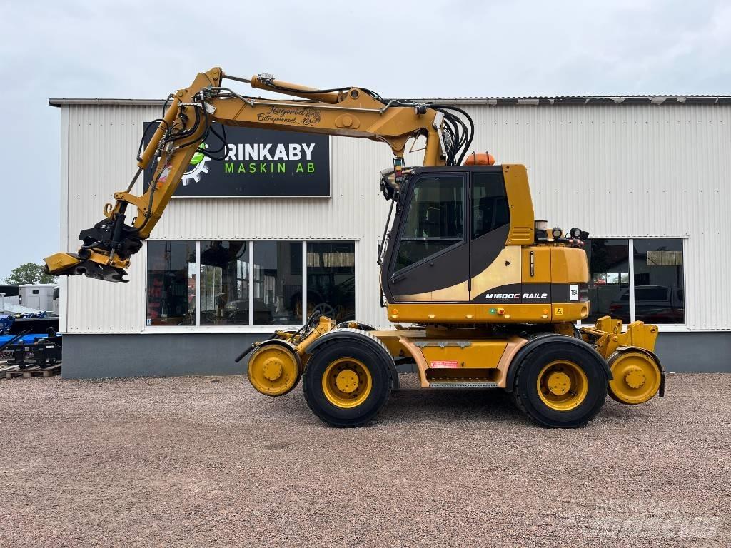 Hydrema M1600C Rail Gravemaskiner på hjul