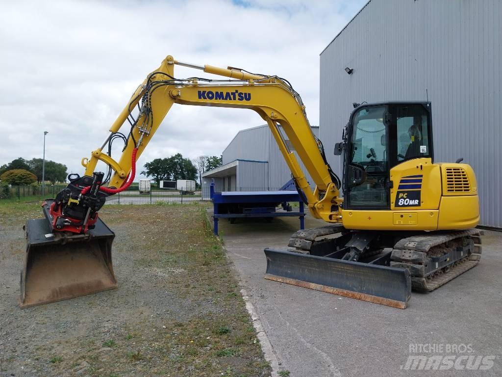 Komatsu PC80MR-5 Midi-gravemaskiner 7t - 12t